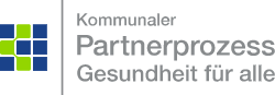 Logo Kommunalen Partnerprozess 'Gesundheit für alle'